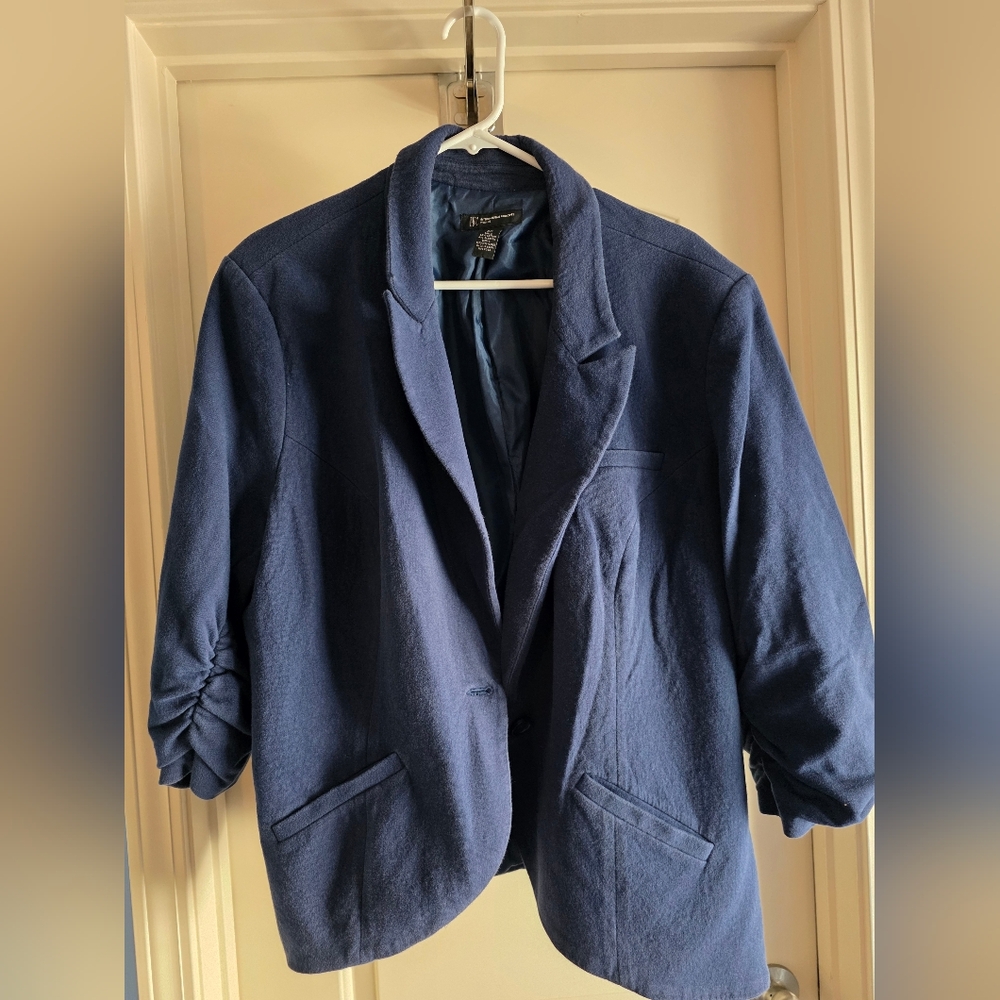 INC International Concepts Women's Navy Blazer - 3X